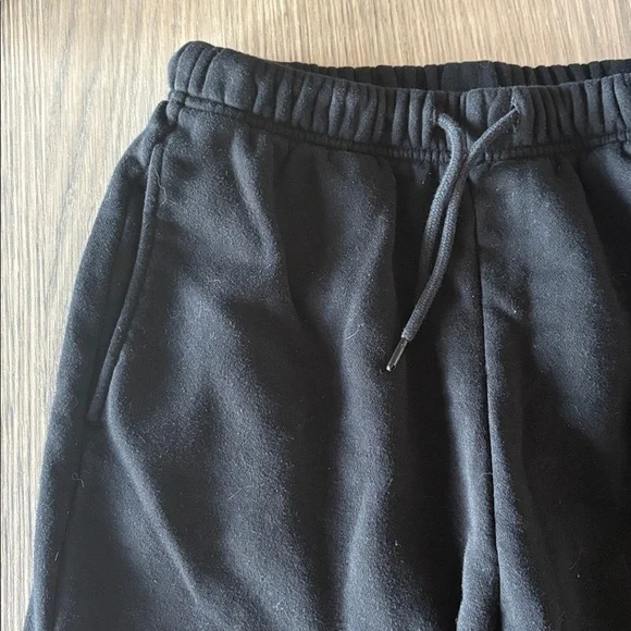 Old Navy Black Jogger Sweatpants Womens Size M Cozy Drawstring - Picture 4 of 9
